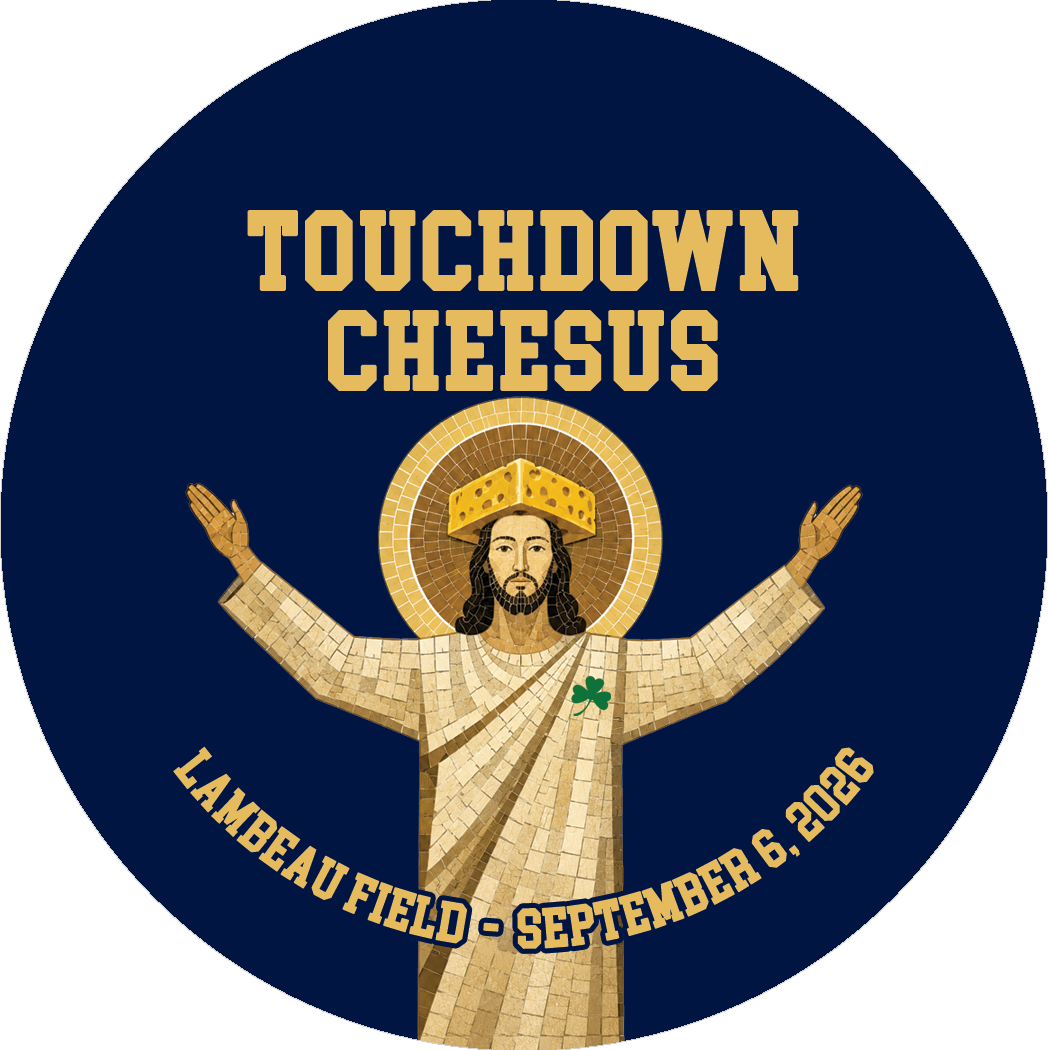 Touchdown Cheesus 3" Magnet