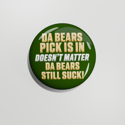 Da Bears Pick is IN