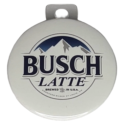 "Busch Latte", 3" Pin-On Button