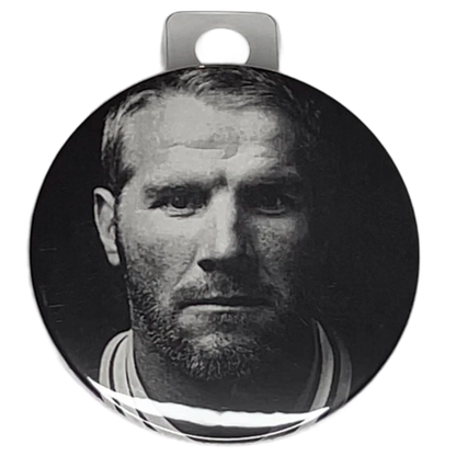 "Brett Favre" Green Bay Football, 3" Pin-On Button