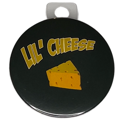 "Lil' Cheese" Green Bay Football, 3" Pin-On Button