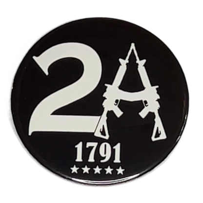 "2-A 1791", 3" Pin-On Button