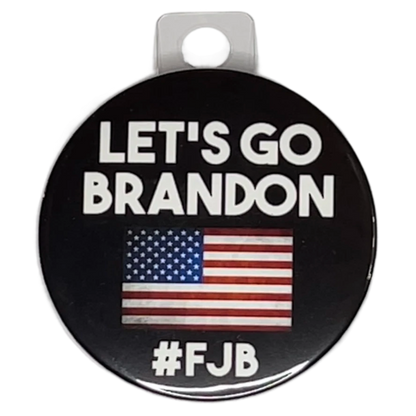 "Lets Go Brandon", 3" Pin-On Button