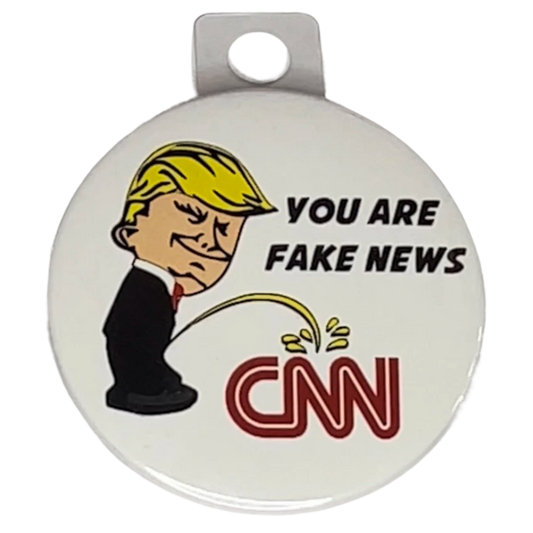 "You are Fake News CNN", 3" Pin-On Button