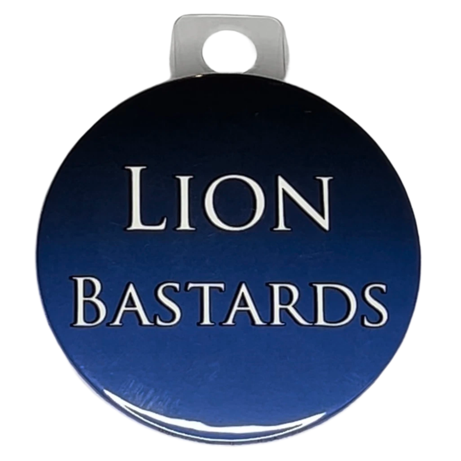 "Lion Bastards" Green Bay Football, Rivalry Roast , 3" Pin-On Button