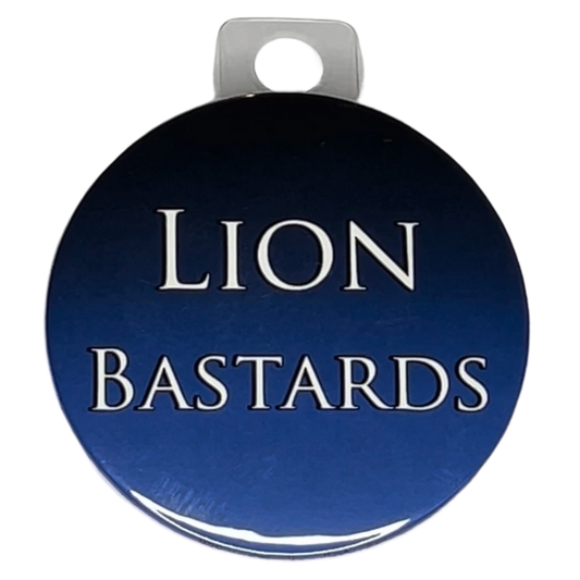 "Lion Bastards" Green Bay Football, Rivalry Roast , 3" Pin-On Button