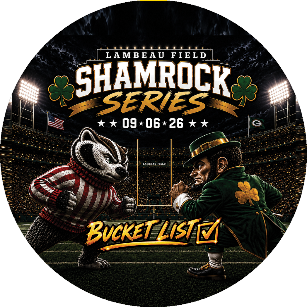 Shamrock Series at Lambeau Field Bucket List