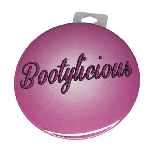 "Bootylicious", 3" Pin-on Button