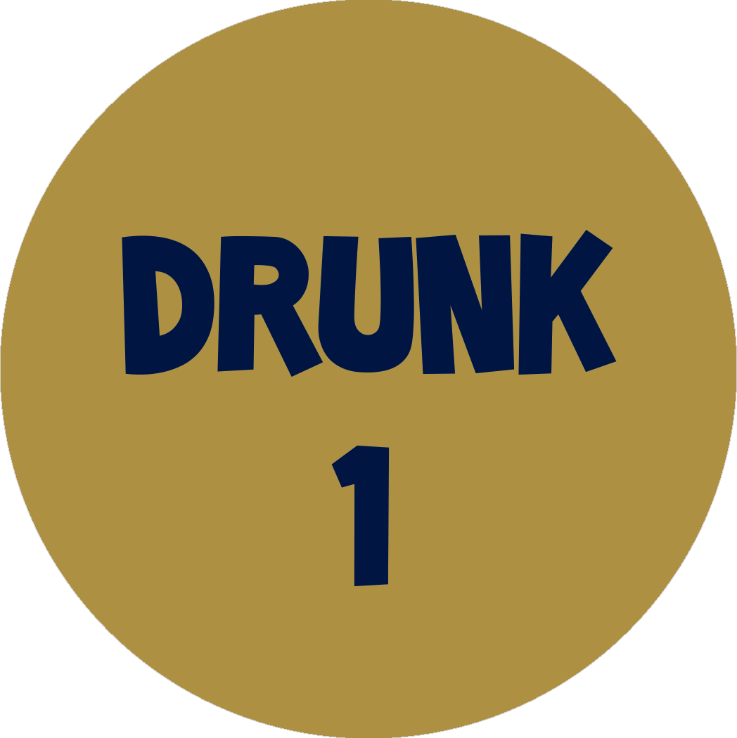 Drunk 1 - Notre Dame Colors